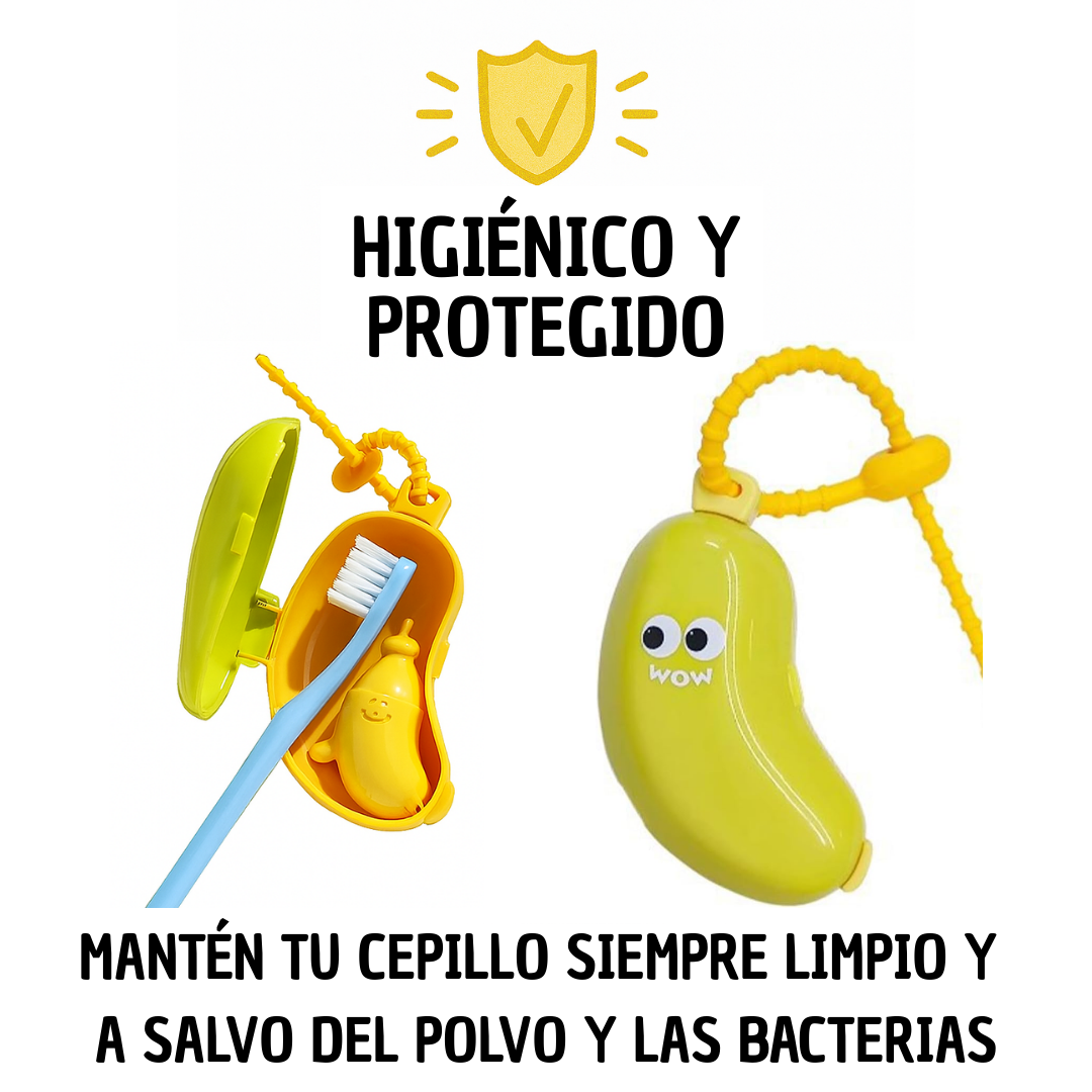 Mini Banana Guardacepillos